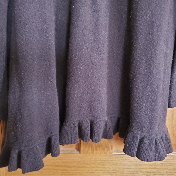 Magaschoni Cashmere Ruffled Open Sweater - Picture 3 of 9